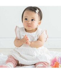 SLAP SLIP BABY | 【お揃い】リボン襟付きリボン柄レースワンピース+ブルマセットベビー(70~80cm)(その他ベビーウェア)