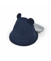 SLAP SLIP BABY | クマ耳クマさんフェイス日よけ付きハットベビー(46~48cm)(その他ベビー用品)