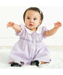 SLAP SLIP BABY | 【お揃い】デニムギンガムチェックストライプ柄ワンピース+ブルマセットアップベビー(70~80cm)(その他ベビーウェア)