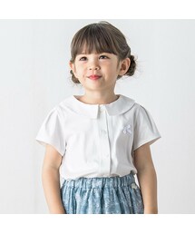 Tartine et Chocolat | リボン付きバイオシルケットスムースブラウス(90~140cm)(シャツ/ブラウス)