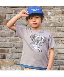 BeBe | 天竺アニマルプリントTシャツ(80~150cm)(Tシャツ/カットソー)