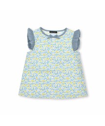 BeBe | フラワーガーデンフリル袖ブラウス(100~150cm)(シャツ/ブラウス)