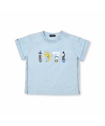 BeBe | アニマルナンバープリントTシャツ(80~90cm)(Tシャツ/カットソー)