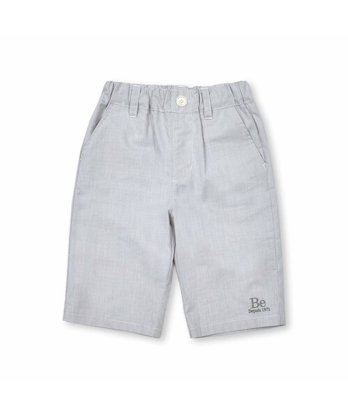 BeBe（ベベ）の「コードレーンハーフパンツ(80~150cm)（その他パンツ・キッズ・ブルー/グレー・110）」の2枚目の写真