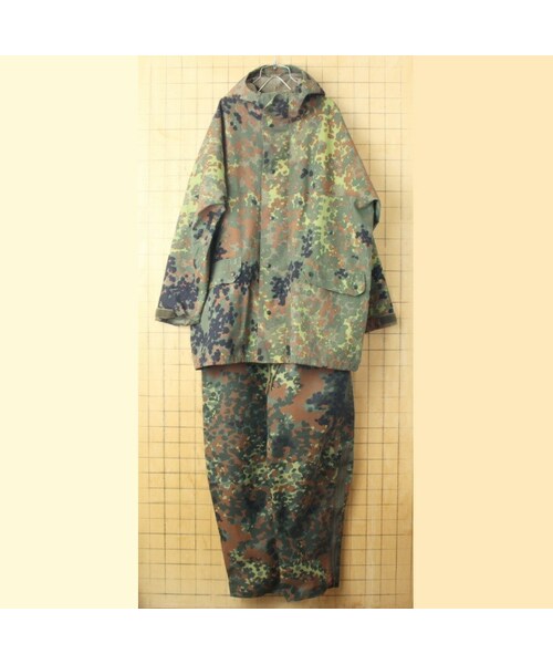 実物 ドイツ軍 BW SYMPATEX 防水パーカー 90\u0027s ビンテージ ドイツ軍 フレックカモ 防水 シンパテックスパーカー