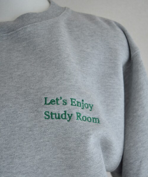 Marient（マリエント）の「Study Room Sweat Pullover（スウェット・レディース・ホワイト/グレー/ブラック・FREE）」の4枚目の写真