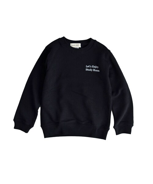 Marient（マリエント）の「Study Room Sweat Pullover【KIDS】（スウェット・キッズ・グレー/ブラック・FREE）」の2枚目の写真