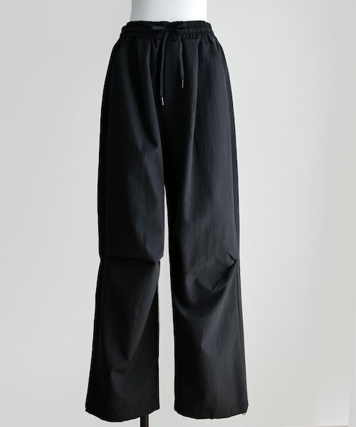 Marient（マリエント）の「ワンタッチナイロンPT【unisex】（その他パンツ・レディース・ベージュ/ブラック・FREE）」の2枚目の写真