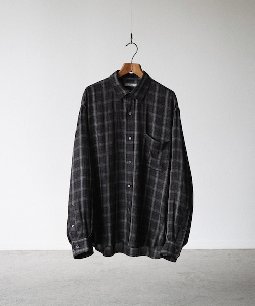 shiun（シウン）の「OMBRE SHIRT（シャツ/ブラウス・メンズ・グレー・XS/S/M）」の18枚目の写真