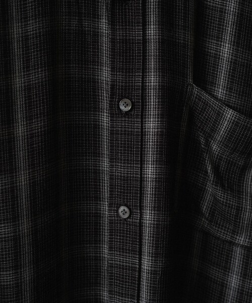 shiun（シウン）の「OMBRE SHIRT（シャツ/ブラウス・メンズ・グレー・XS/S/M）」の22枚目の写真