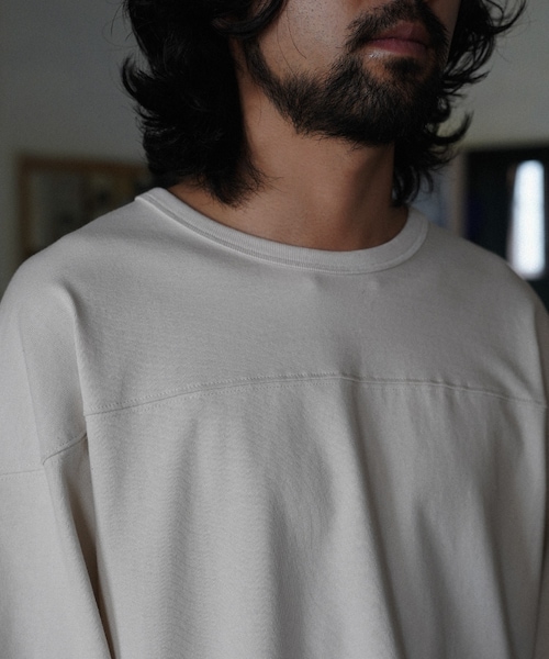 shiun（シウン）の「COTTON FOOTBALL L/S TEE（Tシャツ/カットソー