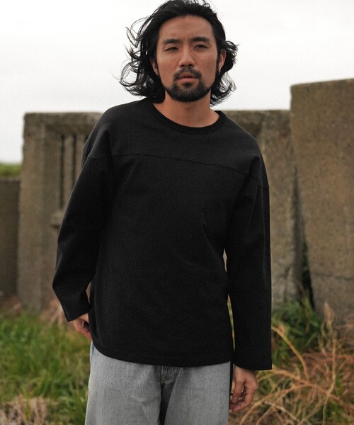 shiun（シウン）の「COTTON FOOTBALL L/S TEE（Tシャツ/カットソー