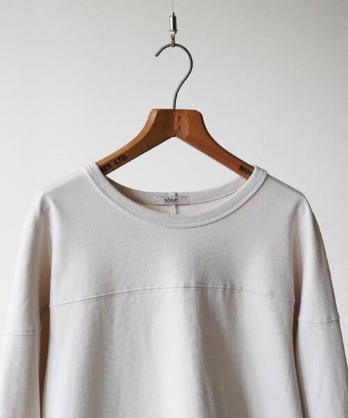 shiun COTTON FOOTBALL L/S TEE 新品2枚セット shiun（シウン）の「COTTON FOOTBALL L/S TEE（Tシャツ/カットソー