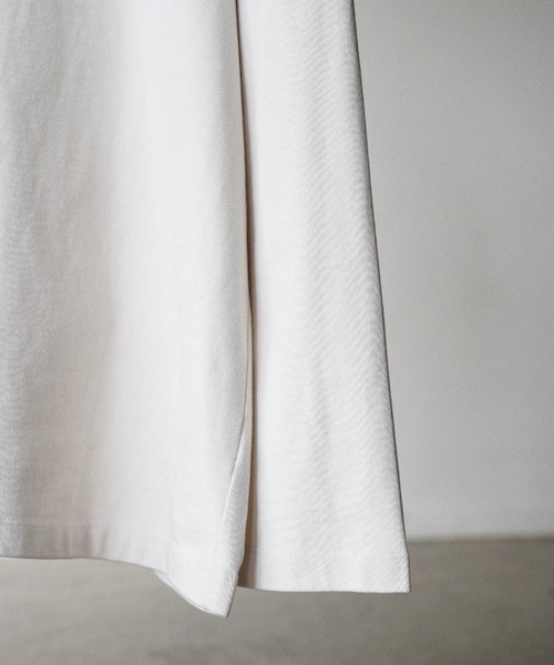 shiun（シウン）の「COTTON FOOTBALL L/S TEE（Tシャツ/カットソー・メンズ・ホワイト/ブラック・XS/S/M）」の15枚目の写真