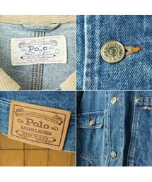 アメリカ古着 レディスLAUREN ブルー ジャケット 90's Ralph Lauren | コットンジャケット - 古着屋