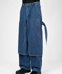 パンツ LADMUSICIAN DOUBLEKNEE PAINTER PANTS 44 LAD MUSICIAN - 12oz Denim Double Knee Painter Pants | fakejam