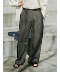 LIDNM | LINEN CHINTZ BDU PANTS(休閒短褲)