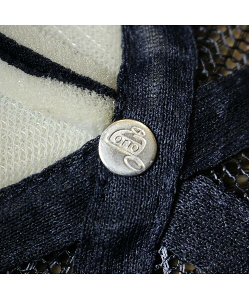 --（--）の「ataco garage originals オリジナルプリント ataco garage com メッシュキャップ 帽子 ブラック ネイビー 紺 フリーサイズ OTTO（キャップ・レディース・ブラック・フリーサイズ）」の5枚目の写真