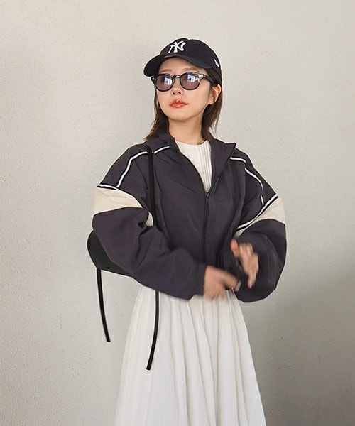 【未使用】LAULEN track jacket　チャコール LAULEN（ローレン）の「track jacket（その他アウター）」 - WEAR