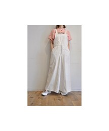 RehersalL | ヘリンボーンオーバースカート(つなぎ/オールインワン)