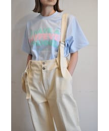トーマスマグパイ　ロゴブラウス　シャツ　ホワイト thomas magpie】logo Tshirt /【トーマスマグパイ】ロゴTシャツ