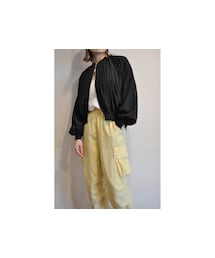 RehersalL | ビジューボリュームブルゾン(ブルゾン)