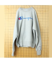 Champion | 00s USA champion チャンピオン リバースウィーブ スウェット グレー メンズM 刺繍 アメリカ古着(スウェット)