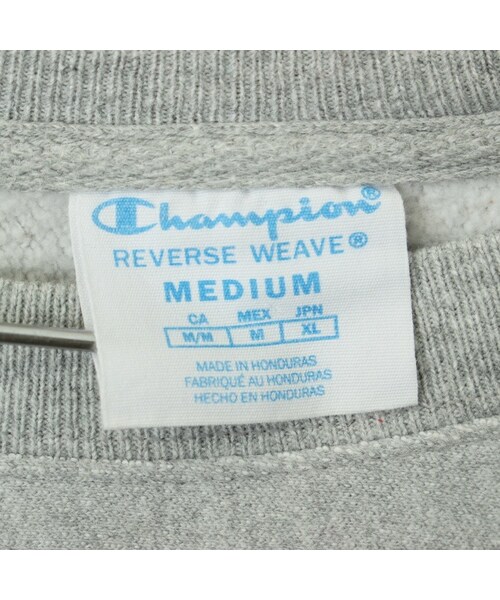 Champion（チャンピオン）の「00s USA champion チャンピオン リバースウィーブ スウェット グレー メンズM 刺繍 アメリカ古着（スウェット・レディース・グレー・M）」の3枚目の写真