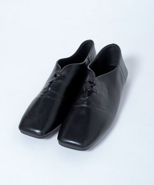 Crisp（クリスプ）の「スクエアトゥフラットシューズ[c3R3432]（パンプス・レディース・ブラック/ブラウン/その他・36/37/38）」の4枚目の写真