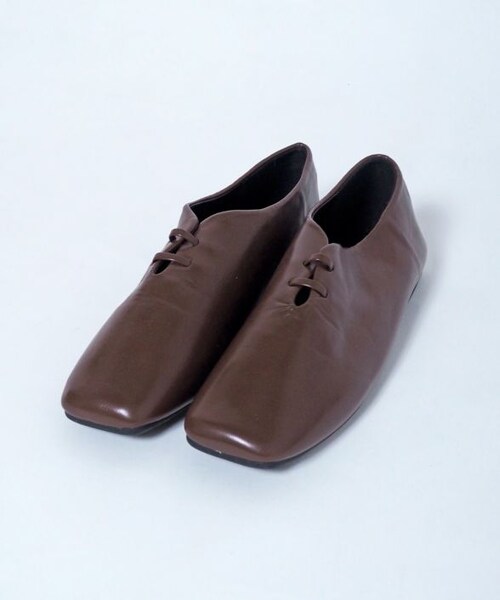 Crisp（クリスプ）の「スクエアトゥフラットシューズ[c3R3432]（パンプス・レディース・ブラック/ブラウン/その他・36/37/38）」の5枚目の写真