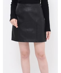 MURUA | フェイクレザーミニスカート(スカート)