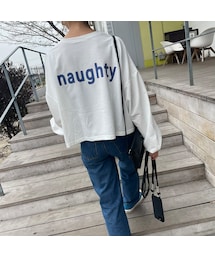 copine | ショート丈ロゴプリントTシャツ(Tシャツ/カットソー)