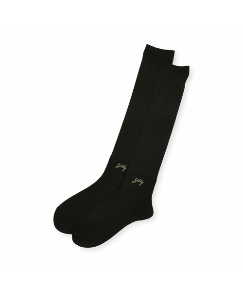 ZIDDY（ジディ）の「シアールーズソックス(19~24cm)（ソックス/靴下・キッズ・ホワイト/ブラック・22-24cm）」の2枚目の写真