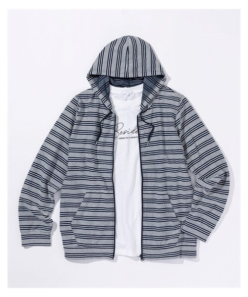 nissen（ニッセン）の「2点セット（フルジップパーカー+Tシャツ 