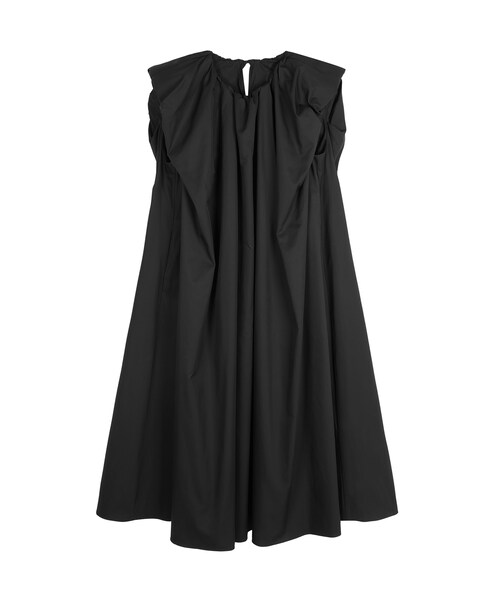 JNBY（ジェーエヌビーワイ）の「Elegant Sleeveless A-Line Dress（ワンピース・レディース・ブラック/ピンク・36/38/40）」の2枚目の写真