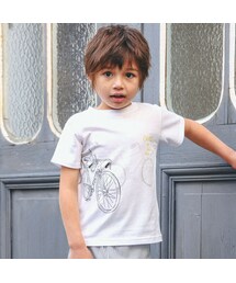 BeBe | サイクルプリント天竺半袖Tシャツ(80~160cm)(Tシャツ/カットソー)