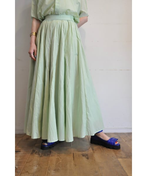 --（--）の「ボリュームギャザースカート（スカート・レディース・ホワイト/グリーン/ブラック・one）」の3枚目の写真