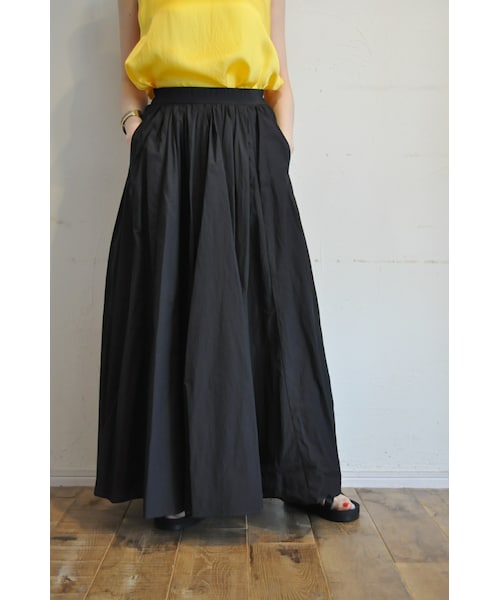 --（--）の「ボリュームギャザースカート（スカート・レディース・ホワイト/グリーン/ブラック・one）」の2枚目の写真