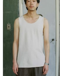 LIDNM | LINEN SLUB TANK TOP(タンクトップ)