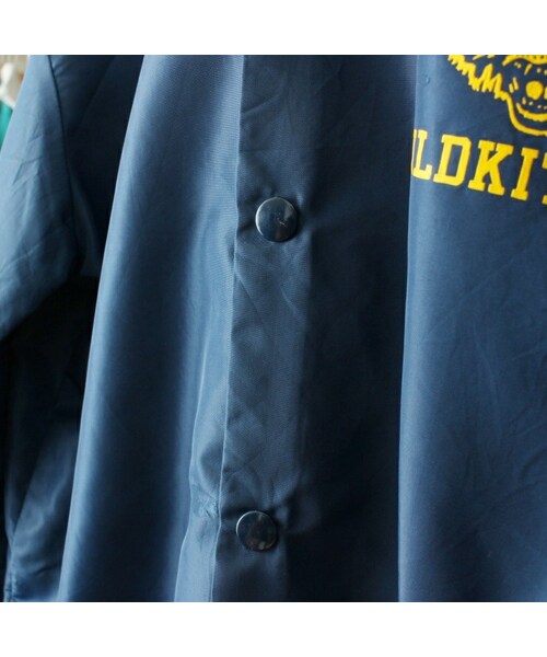 の「70s 80s USA製 GREENWOOD WILDKITTENS プリント コーチ ジャケット