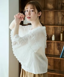 Crisp | カットワークフリルブラウス[c1R3408](シャツ/ブラウス)