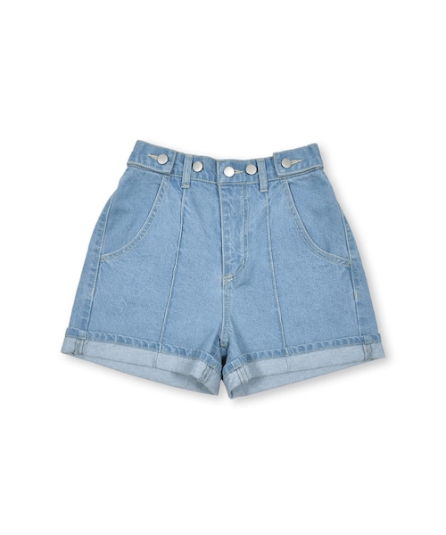 ZIDDY（ジディ）の「タックボタンデニムパンツ(130~160cm)（デニムパンツ・キッズ・ブルー/ブルー系・150）」の2枚目の写真