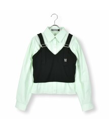 ZIDDY | ビスチェ付きパワーシャツ(130~160cm)(その他トップス)