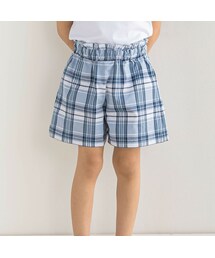 BeBe | 先染めチェックショートパンツ(90~150cm)(その他パンツ)