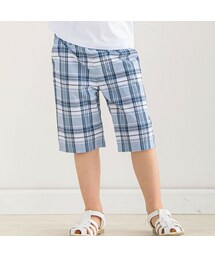 BeBe | 先染めチェックハーフパンツ(90~150cm)(その他パンツ)
