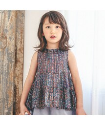 BeBe | 【DEVEAUX】グラフィックティアードブラウス(90~150cm)(シャツ/ブラウス)