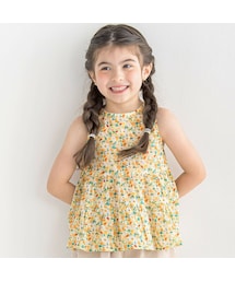 BeBe | 【DEVEAUX】グラフィックティアードブラウス(90~150cm)(シャツ/ブラウス)