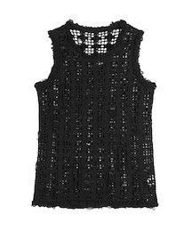 JNBY | Sleeveless Distressed Crochet Sweater(ニット/セーター)