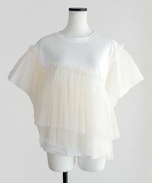 Marient | チュールドッキングTee(Tシャツ/カットソー)