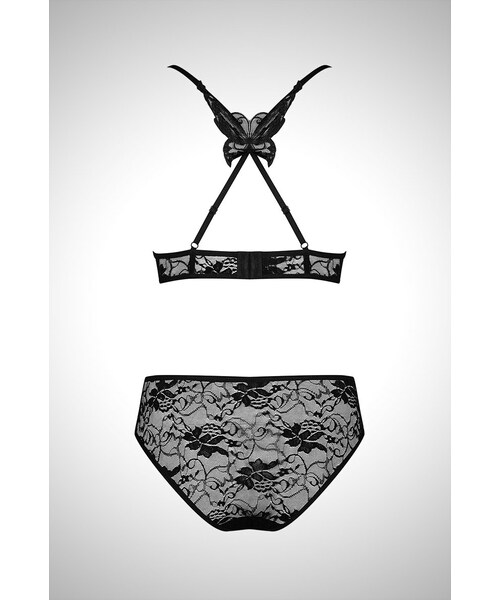 SPLASH（スプラシュ）の「Kokietta 2 pcs set（ブラ&ショーツ・レディース・ブラック・S／M/L／XL）」の2枚目の写真